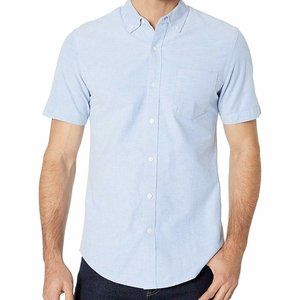 Essentials Men's Slim-Fit Short Sleeve Shirt